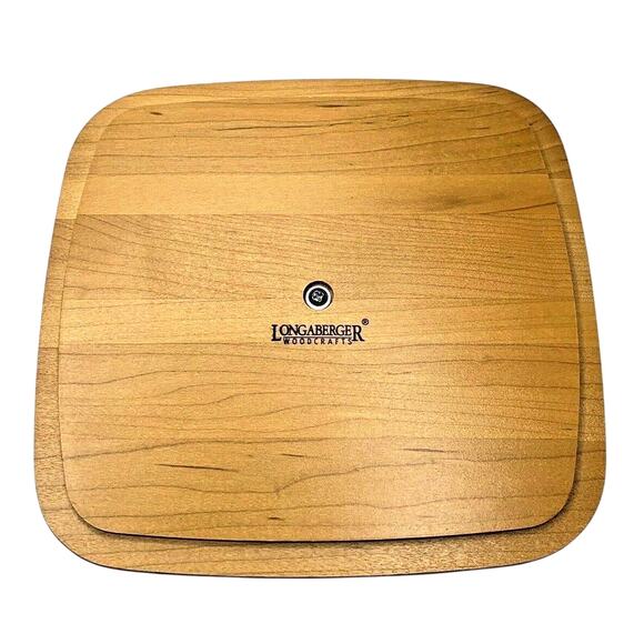 Longaberger 2000 Christmas Red DECK THE HALLS Combo w/ Lid Liner Protector Cards - Picture 8 of 8